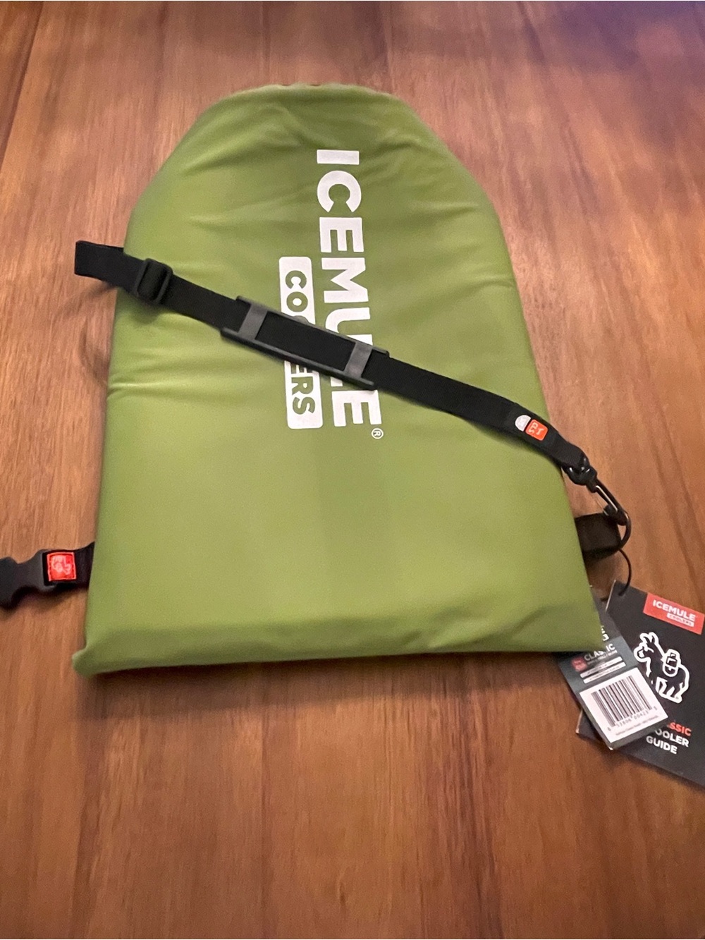 Olive Green Icemule Insulated Cooler Sling Bag